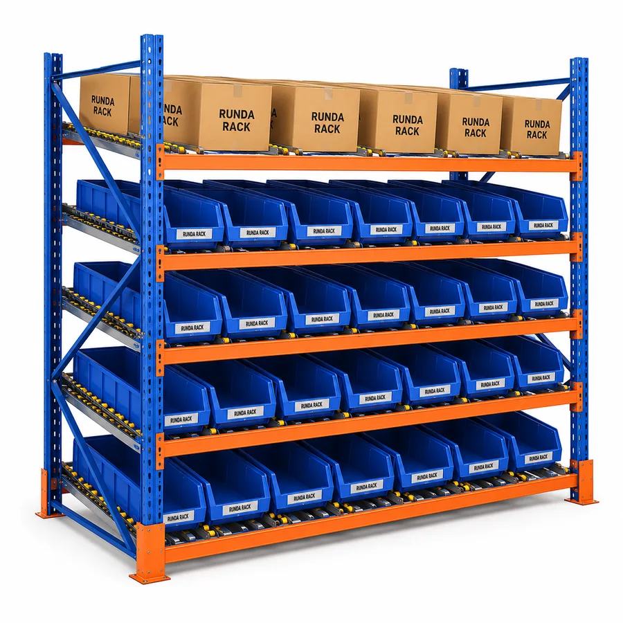 Illustrative configuration of Bin Flow Rack.