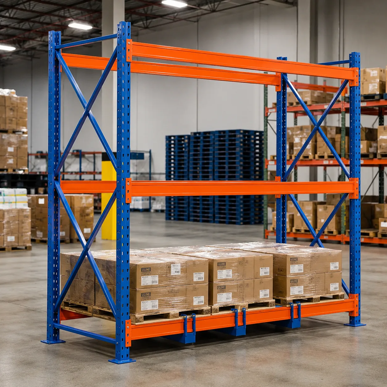Heavy-Duty Bulk Carrier Rack application