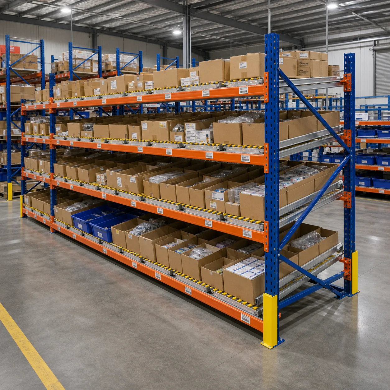 Carton Flow Rack System application
