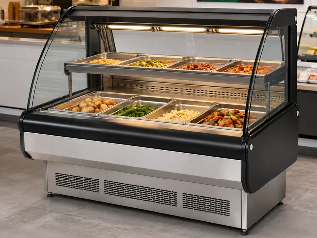Deli Display Cabinet in use