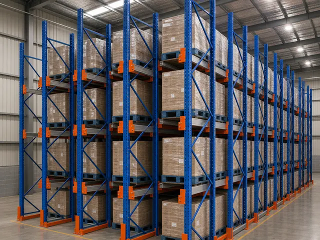 Drive-In Pallet Racking in use