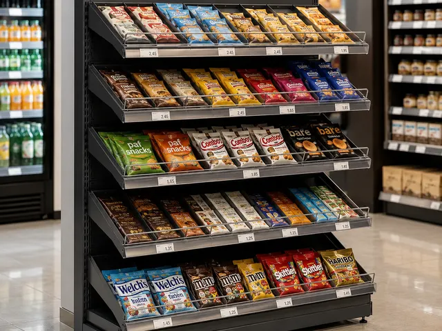 Gravity Pallet Flow Racking in use