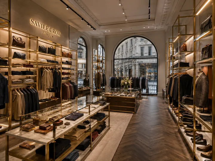 London Fashion Retail Shelving racking or shelving installation