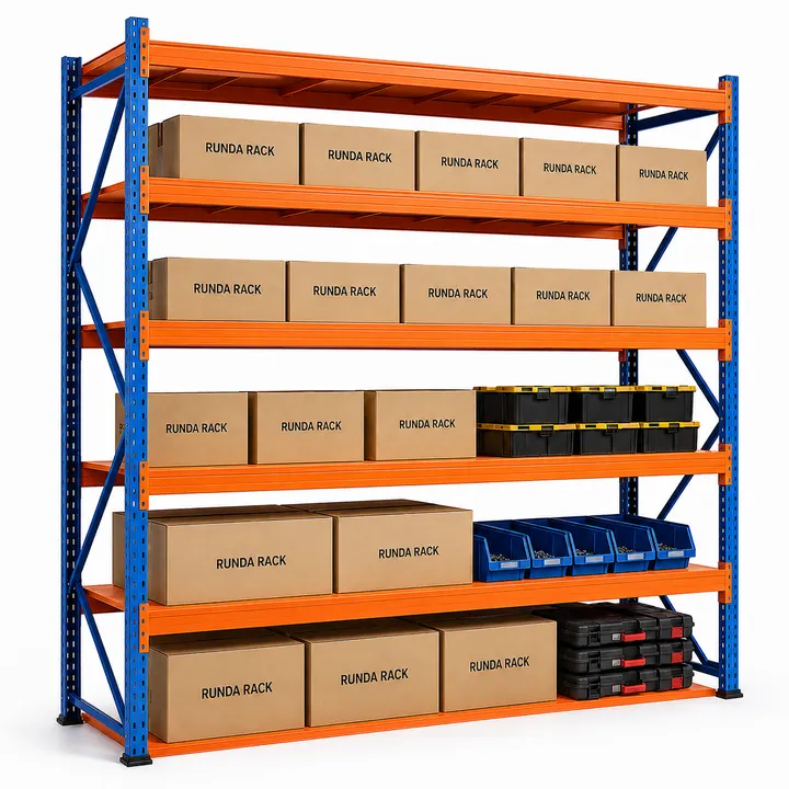 Illustrative configuration of Longspan Shelving.