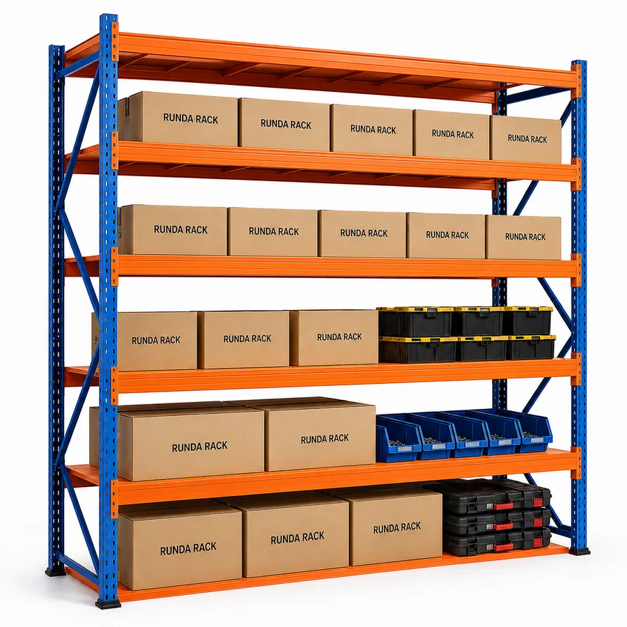 Illustrative configuration of Longspan Shelving.