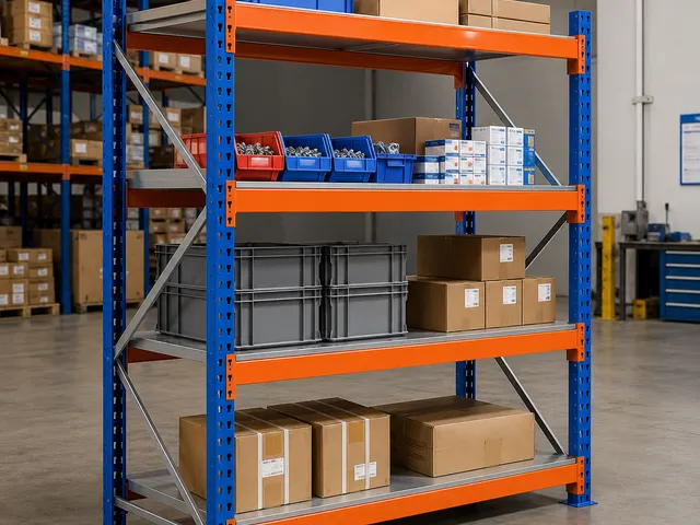 Medium-Duty Racking System in use