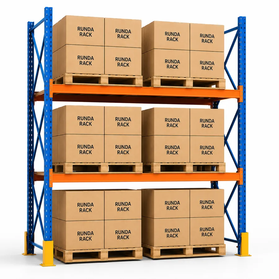 Illustrative configuration of Selective Pallet Racking.