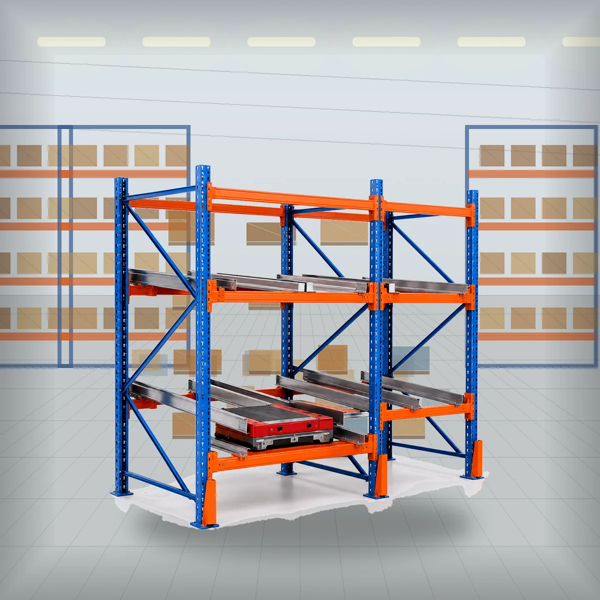 Radio Shuttle Racking System application