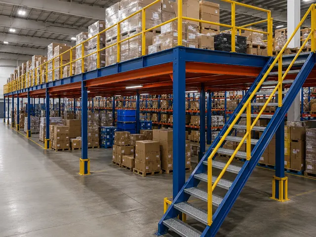 Heavy-Duty Steel Structure Platform in use