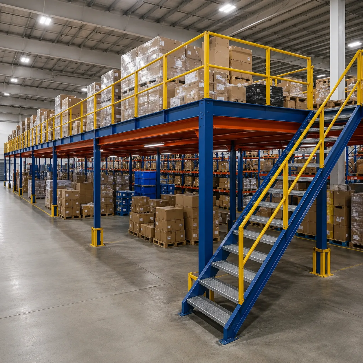 Heavy-Duty Steel Structure Platform application