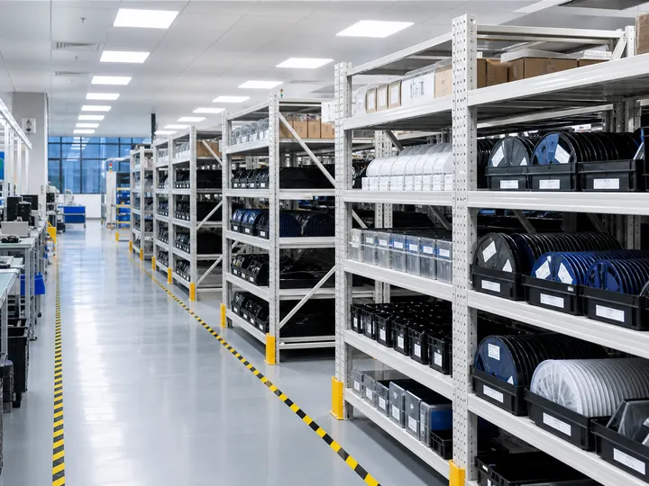 Suzhou Electronics Factory Storage racking or shelving installation