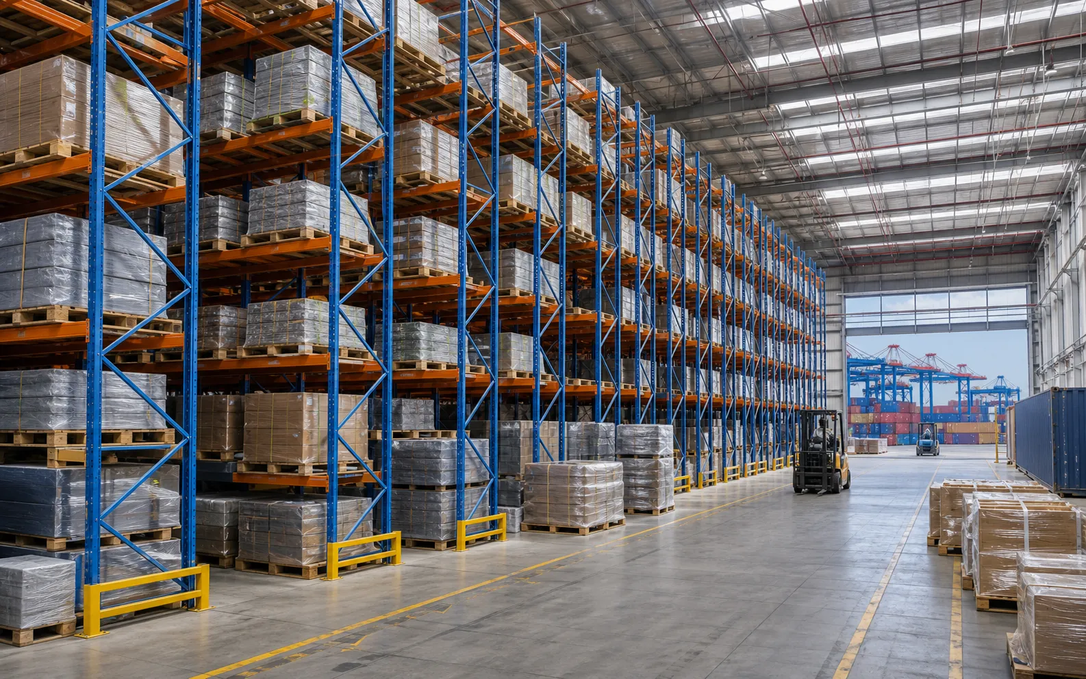 Rayonnage d’Entrepôt Portuaire à Tianjin pour BohaiLink Logistics