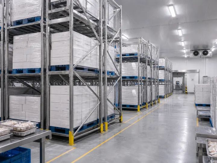 Wuhan Food Processing Storage racking or shelving installation